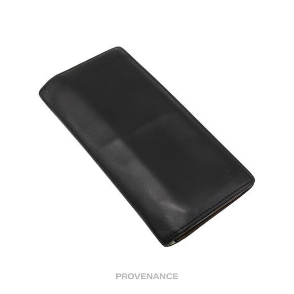 🔴 Gucci Long Wallet - Black Floral Leather - Picture 4 of 9